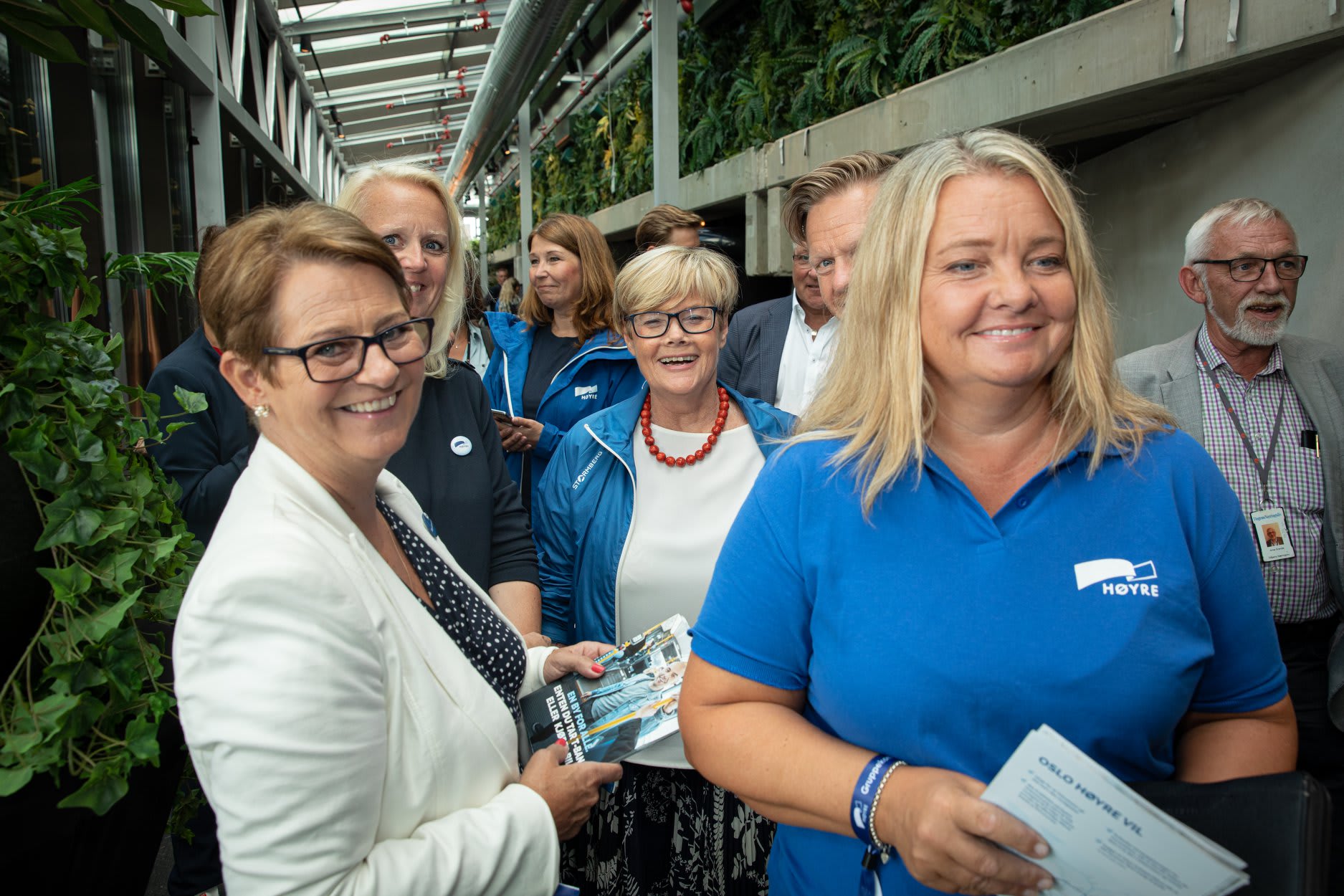 Høyre-folk som skal ut på tur